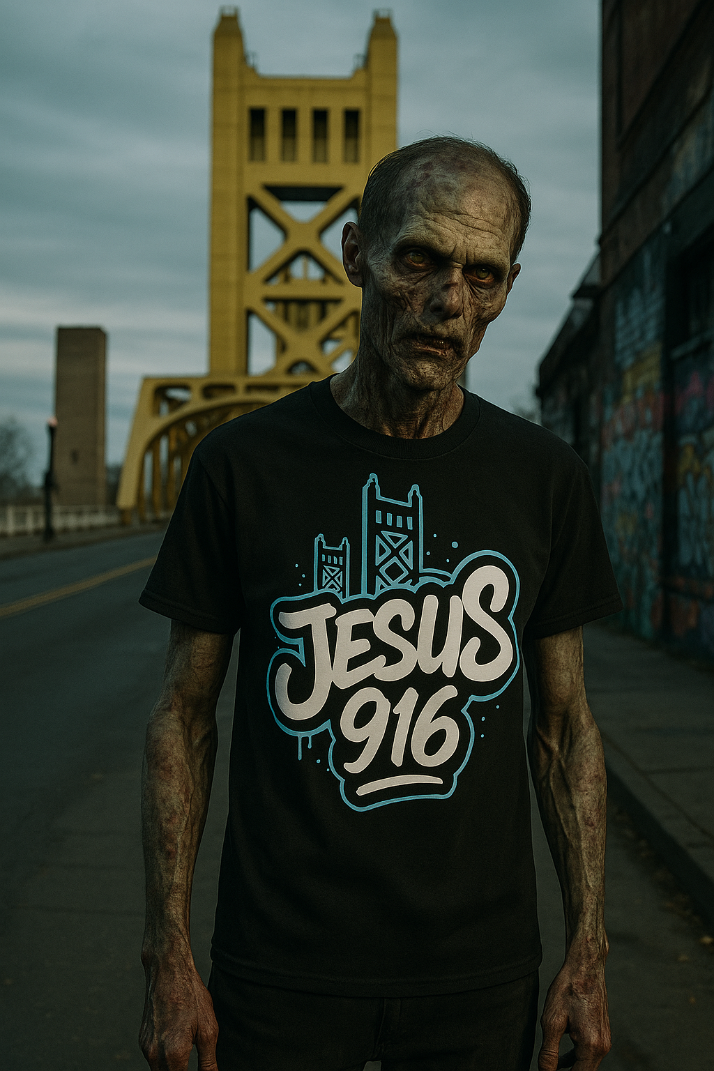 ππ JESUS 916 β Sactown Revival Tee