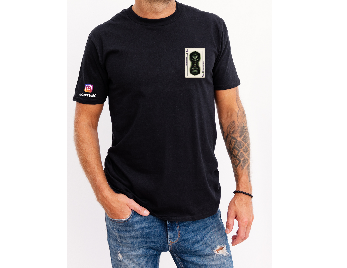 Joker Q50 Tee – “Laugh Now, Drive Later”