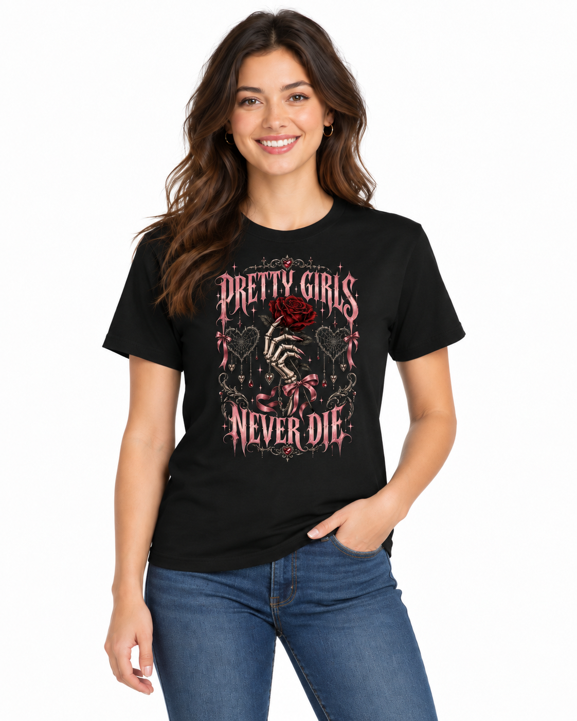 Pretty Girls Never Die Graphic Tee