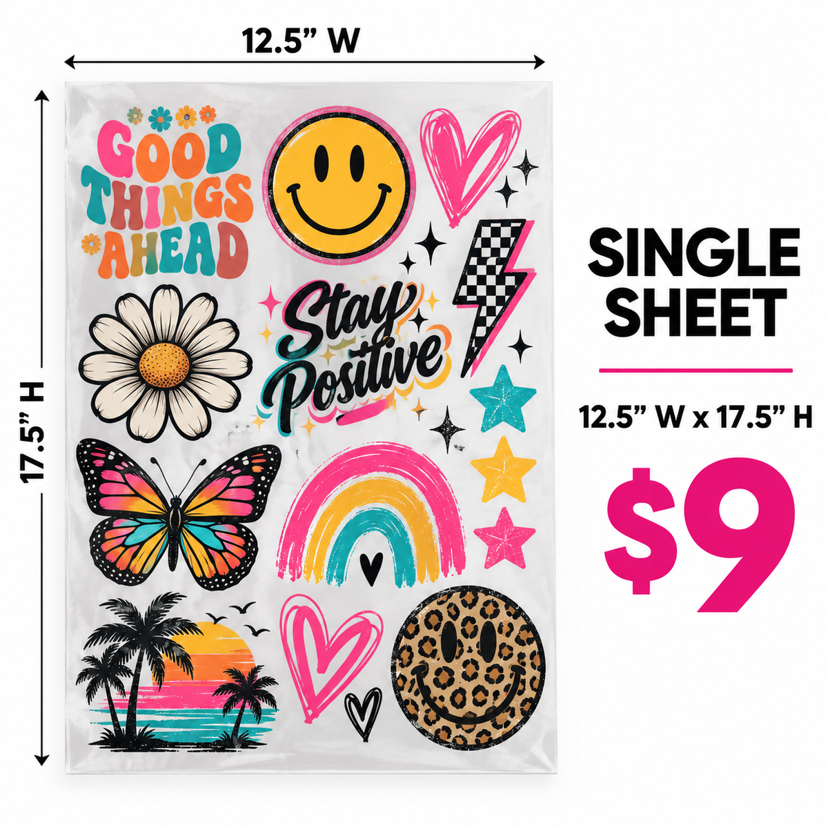 12.5" x 17.5" CUSTOM DTF GANG SHEET