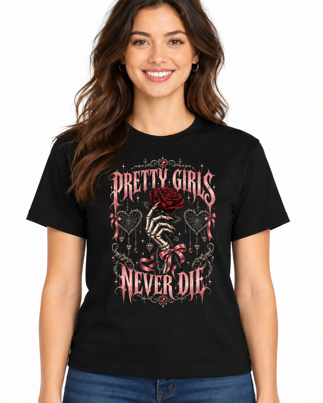 Pretty Girls Never Die Graphic Tee