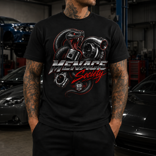 Menace Society Snake Turbo Graphic Tee