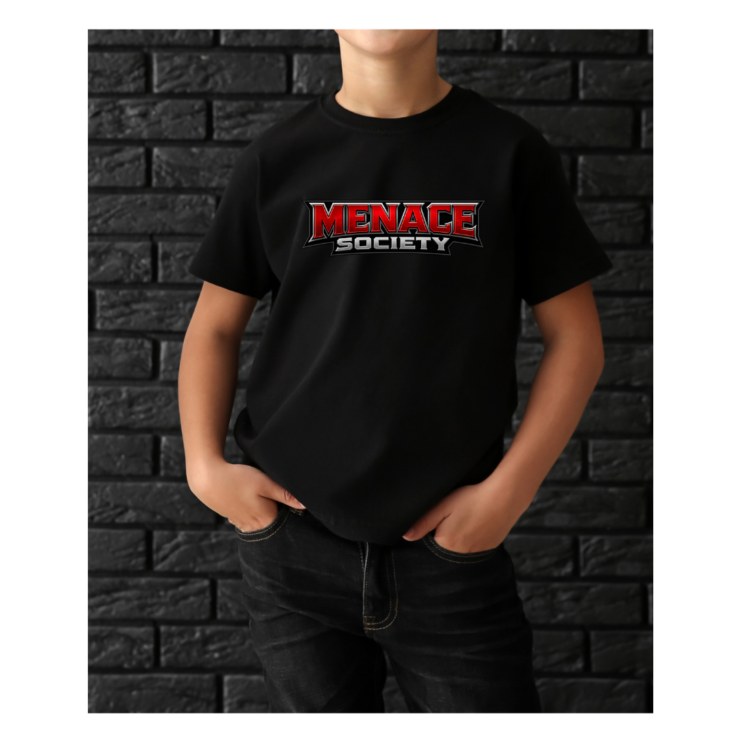 Menace Society Youth Tee – Red Chrome Edition
