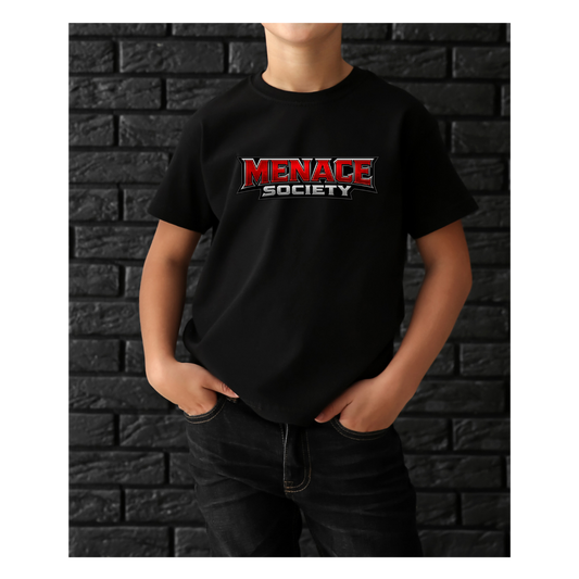 Menace Society Youth Tee – Red Chrome Edition