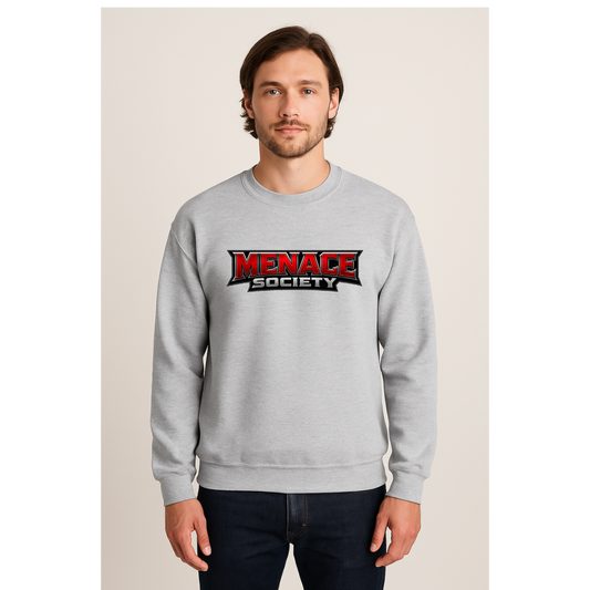 Menace Society Crewneck – Grey Street Edition