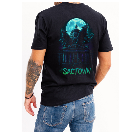 Sactown Howl Tee – “Under the Full Moon”