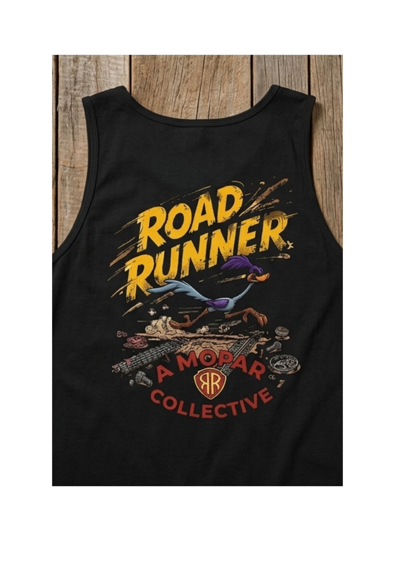 Mo par Collective "RR" Graphic Tank & Shorts Lounge Set