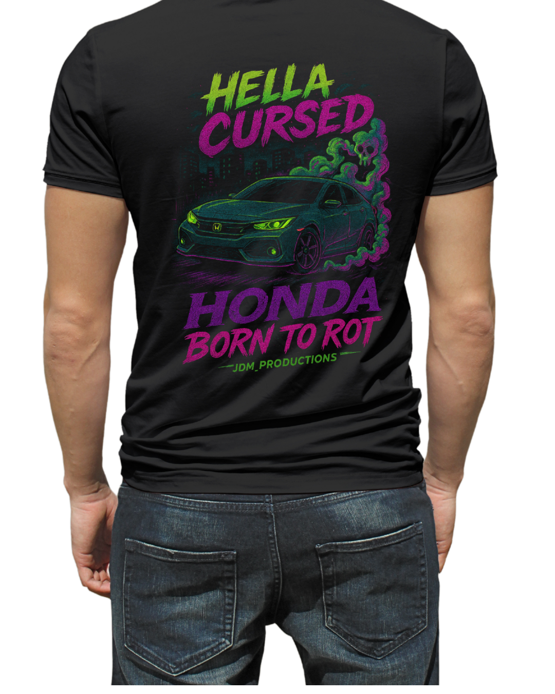 Hella Cursed Honda – Born to Rot Tee