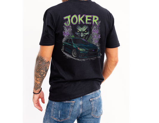 Joker Q50 Tee – “Laugh Now, Drive Later”