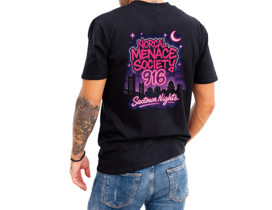 NorCal Menace Society – “Sactown Nights” Tee